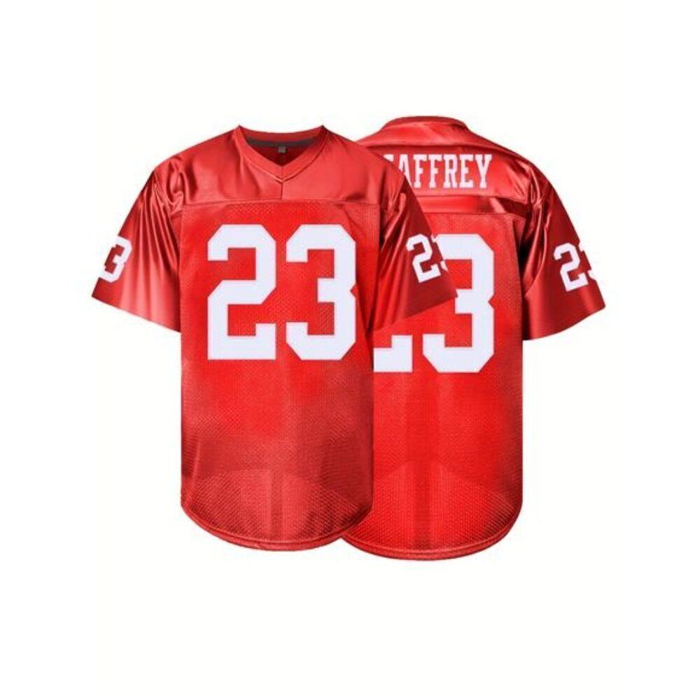 San Francisco 49ers McCaffrey Embroidered #23 Sports Forty Niners Jersey - L